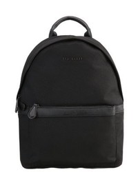 schwarzer Leder Rucksack von Ted Baker