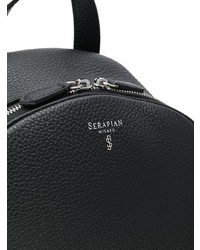 schwarzer Leder Rucksack von Serapian