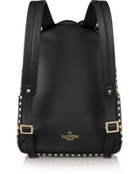 schwarzer Leder Rucksack von Valentino