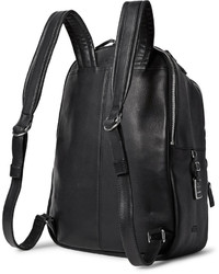 schwarzer Leder Rucksack von Shinola