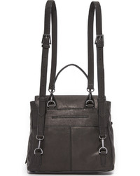 schwarzer Leder Rucksack von Botkier