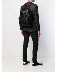 schwarzer Leder Rucksack von Jimmy Choo