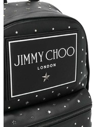 schwarzer Leder Rucksack von Jimmy Choo