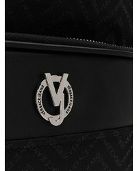 schwarzer Leder Rucksack von Versace Jeans