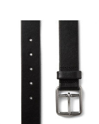 schwarzer Ledergürtel von Polo Ralph Lauren