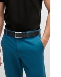 schwarzer Ledergürtel von BOSS