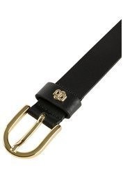 schwarzer Ledergürtel von BOSS
