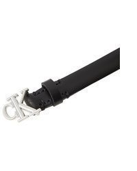 schwarzer Ledergürtel von Calvin Klein