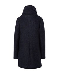 schwarzer Mantel aus Bouclé von Tom Tailor Denim