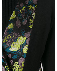 schwarzer Mantel mit Blumenmuster von Etro