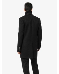 schwarzer Mantel mit Paisley-Muster von Saint Laurent