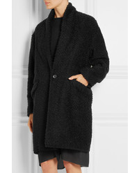 schwarzer Mantel mit Reliefmuster von Isabel Marant