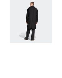 schwarzer Mantel von adidas Originals