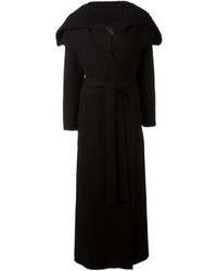 schwarzer Mantel von Agnona