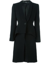 schwarzer Mantel von Alexander McQueen