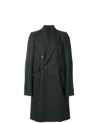 schwarzer Mantel von Ann Demeulemeester Blanche