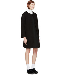 schwarzer Mantel von Jil Sander Navy