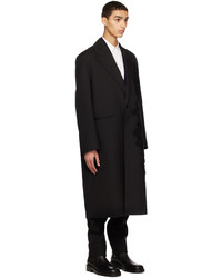 schwarzer Mantel von Jil Sander