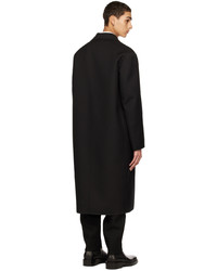 schwarzer Mantel von Jil Sander