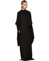 schwarzer Mantel von Rick Owens Lilies