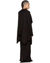 schwarzer Mantel von Rick Owens Lilies