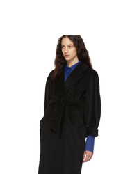 schwarzer Mantel von Max Mara