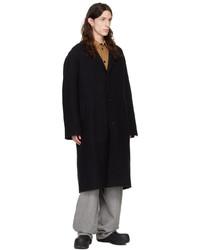 schwarzer Mantel von Jil Sander