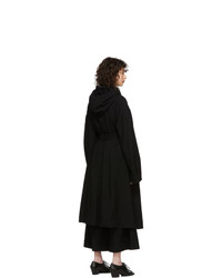 schwarzer Mantel von Regulation Yohji Yamamoto