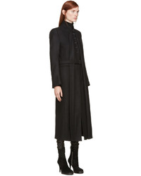 schwarzer Mantel von Ann Demeulemeester