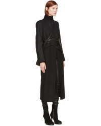 schwarzer Mantel von Ann Demeulemeester