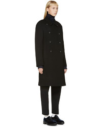 schwarzer Mantel von Jil Sander