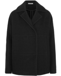 schwarzer Mantel von Bottega Veneta