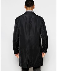 schwarzer Mantel von Asos
