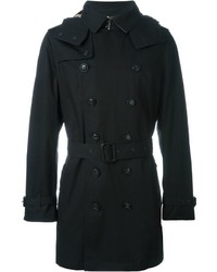 schwarzer Mantel von Burberry