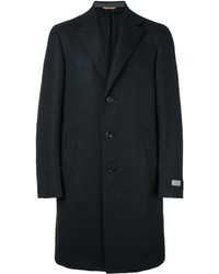 schwarzer Mantel von Canali