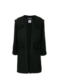 schwarzer Mantel von Chanel Vintage