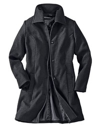 schwarzer Mantel von CLASSIC BASICS