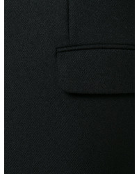 schwarzer Mantel von Saint Laurent