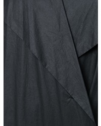 schwarzer Mantel von Issey Miyake Vintage