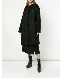 schwarzer Mantel von Comme des Garcons