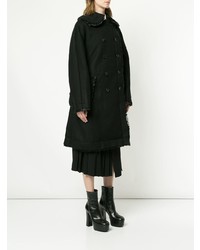 schwarzer Mantel von Comme des Garcons