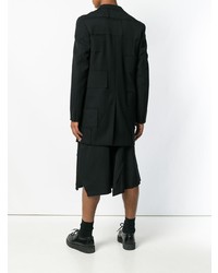 schwarzer Mantel von Comme Des Garcons Homme Plus