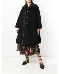 schwarzer Mantel von Comme des Garcons