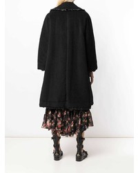 schwarzer Mantel von Comme des Garcons