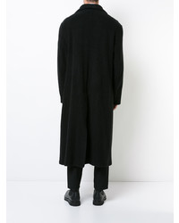 schwarzer Mantel von Yohji Yamamoto