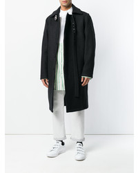 schwarzer Mantel von Raf Simons