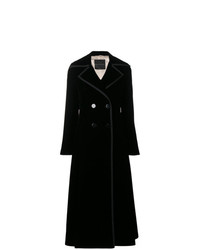schwarzer Mantel von Ermanno Scervino