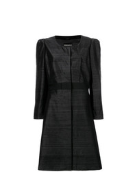 schwarzer Mantel von Giorgio Armani Vintage