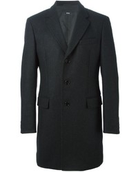 schwarzer Mantel von Hugo Boss