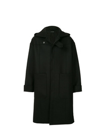 schwarzer Mantel von Isabel Benenato